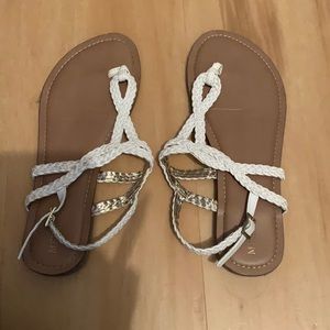 Braided sandals